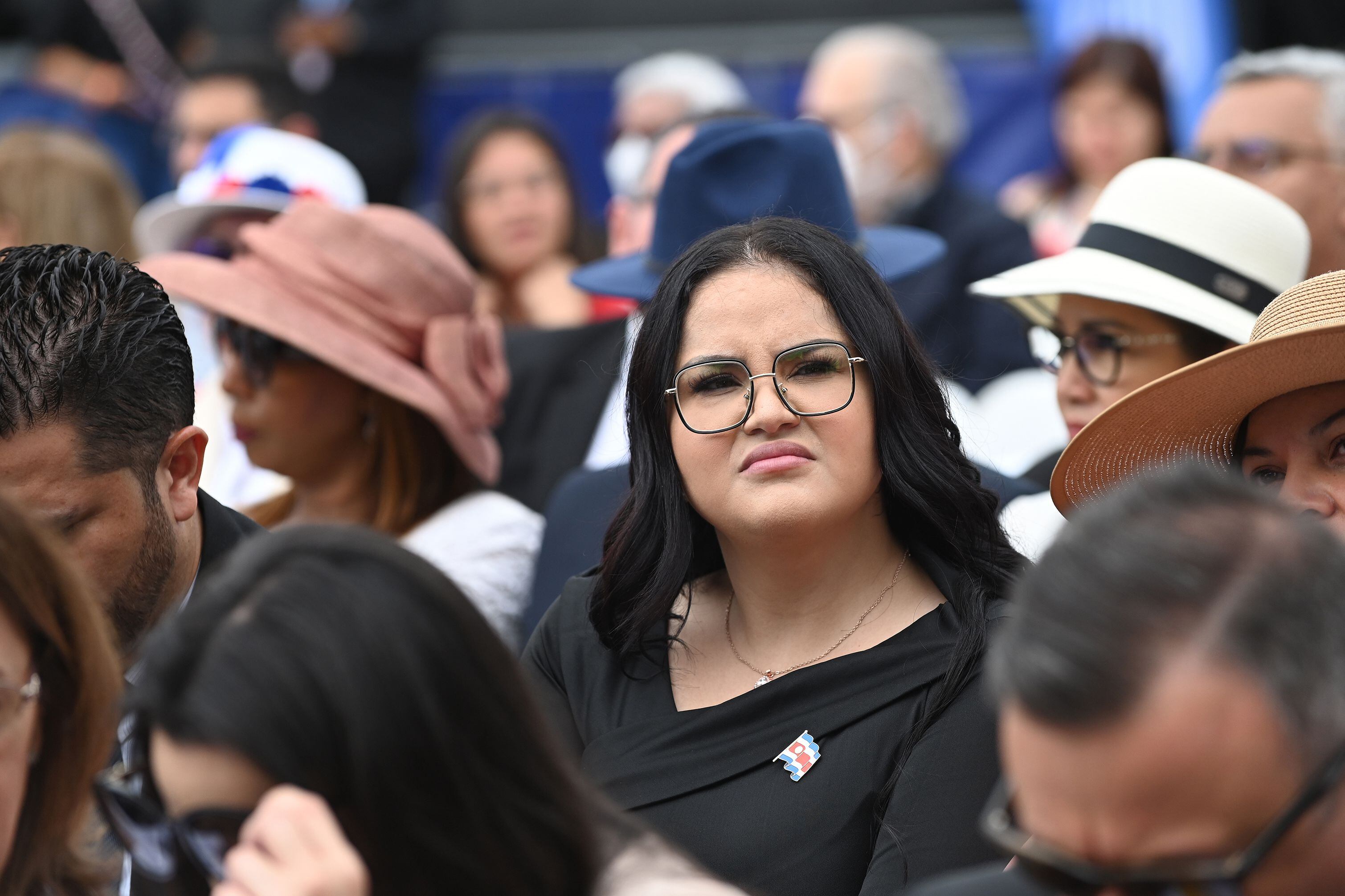Joselyn Chacón, ministra de Salud, participó el martes en el acto oficial de celebración en honor a la Virgen de los Ángeles, en Cartago. 