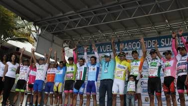 Juan Carlos Rojas y Josué González en el top 10 de la cronoescalada en Vuelta Marco Fidel Suárez