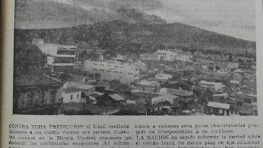 Emisiones del volcán Turrialba evocaron la erupción del Irazú en 1963  
