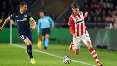 Atlético y PSV empatan 0-0 en la ida de octavos de la Champions League