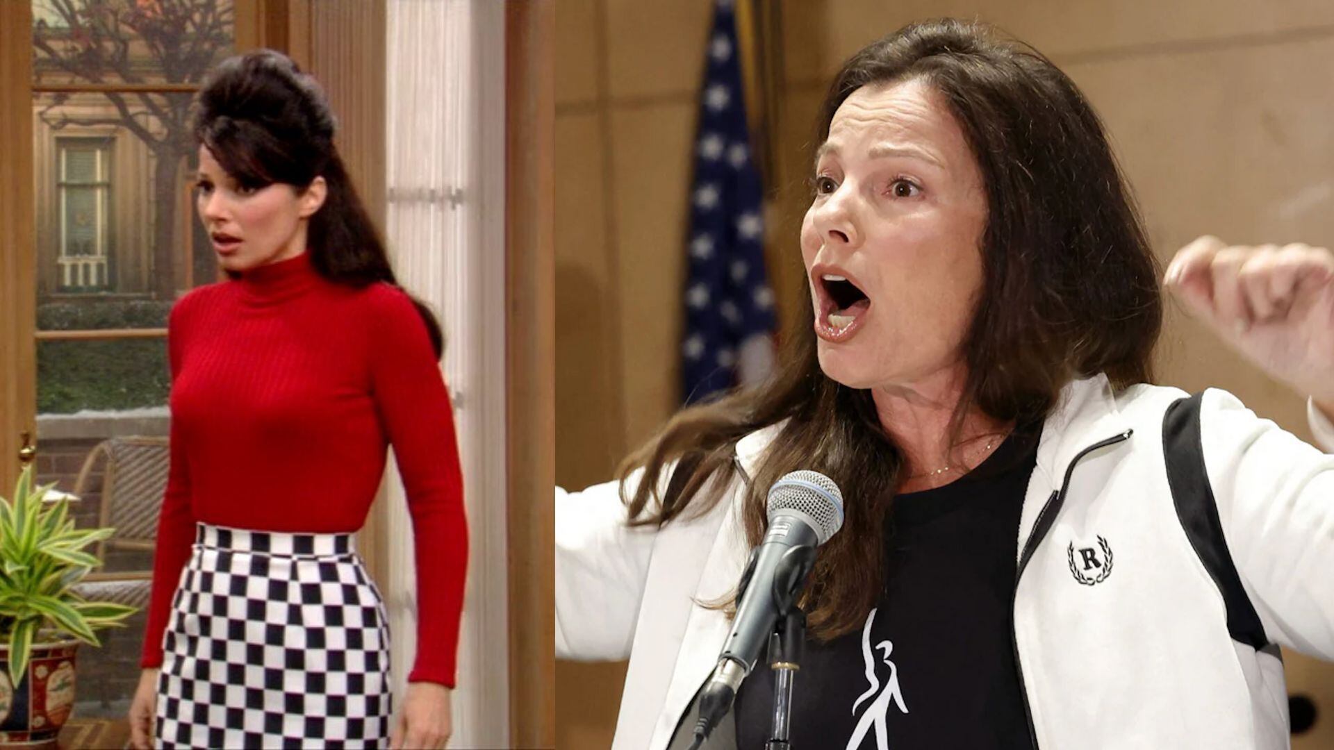 De la graciosa niñera a una poderosa lideresa en medio del movimiento que ocurre en Hollywood: esos son los dos rostros de Fran Drescher. Foto: CBS - AFP