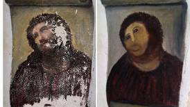 Retrato de Cristo desfigurado acapara las miradas en un pueblo español