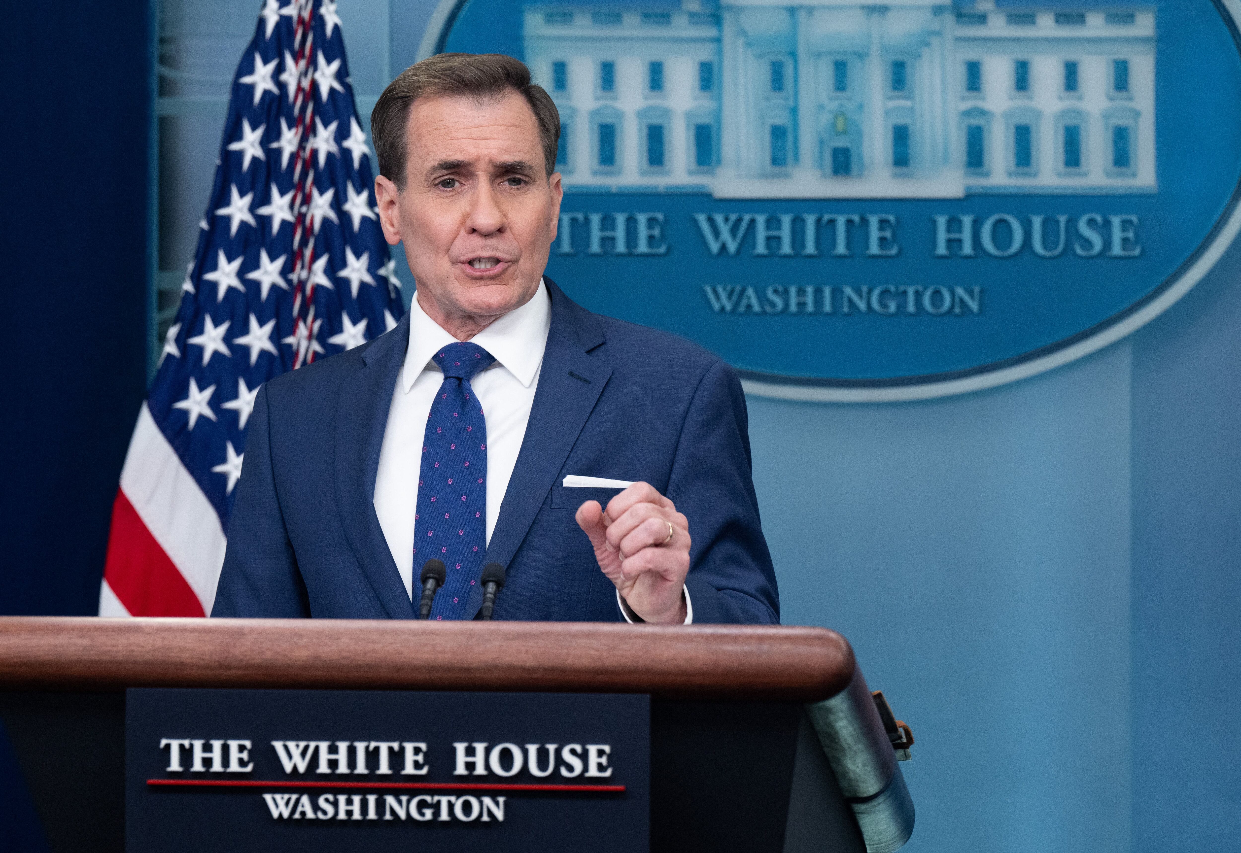 John Kirby, portavoz del Consejo de Seguridad Nacional de Estados Unidos, se refirió al tiroteo en Moscú y enfatizó que no se debería establecer una conexión entre el ataque terrorista y Ucrania.