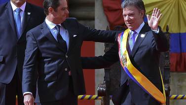 Juan Manuel Santos fue juramentado para su segundo período como presidente de Colombia   