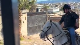 Viral: Repartidor entrega pedidos a caballo en México