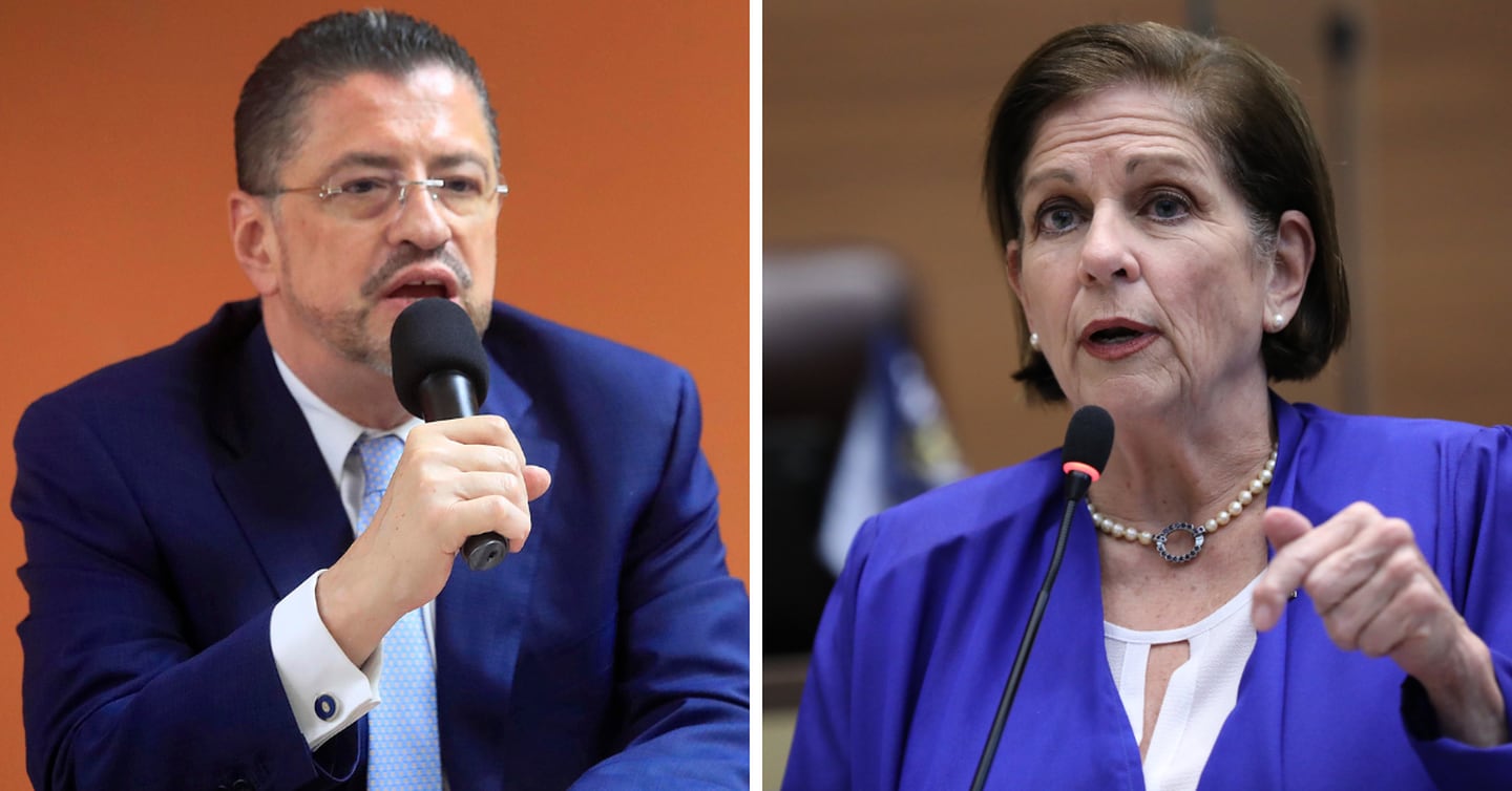 Rodrigo Chaves y Pilar Cisneros critican que Contraloría actúe a partir de denuncias, pese a promover ley que incentiva que se reporten actos de corrupción. Foto: Archivo LN