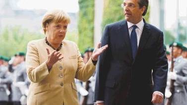Merkel viajará a Atenas para ‘apoyar’ a Samarás