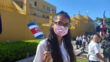Una escolar tibaseña le hizo un pedido especial al presidente Chaves