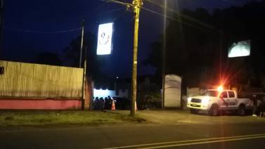 Guarda asesinado en asalto a club nocturno de Paraíso de Cartago