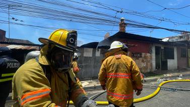 Seis casas resultaron afectadas por incendio en Pavas