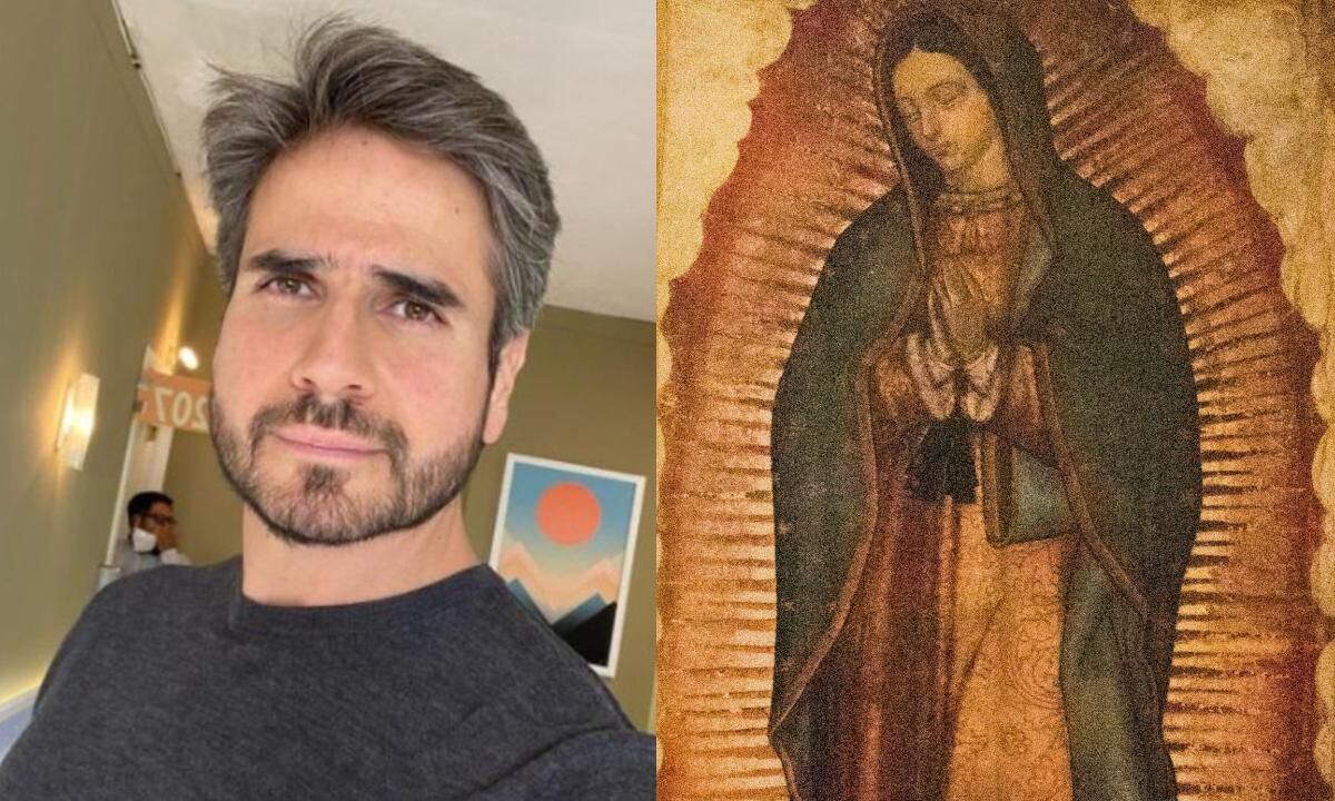El actor Daniel Arenas confesó que en una ocasión se le 'apareció' la Virgen de Guadalupe. 