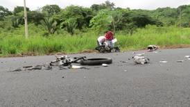 Motociclista muere el sábado tras colisionar contra un tráiler en Osa, Puntarenas