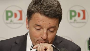 Malos resultados fuerzan la renuncia del ex primer ministro italiano Matteo Renzi
