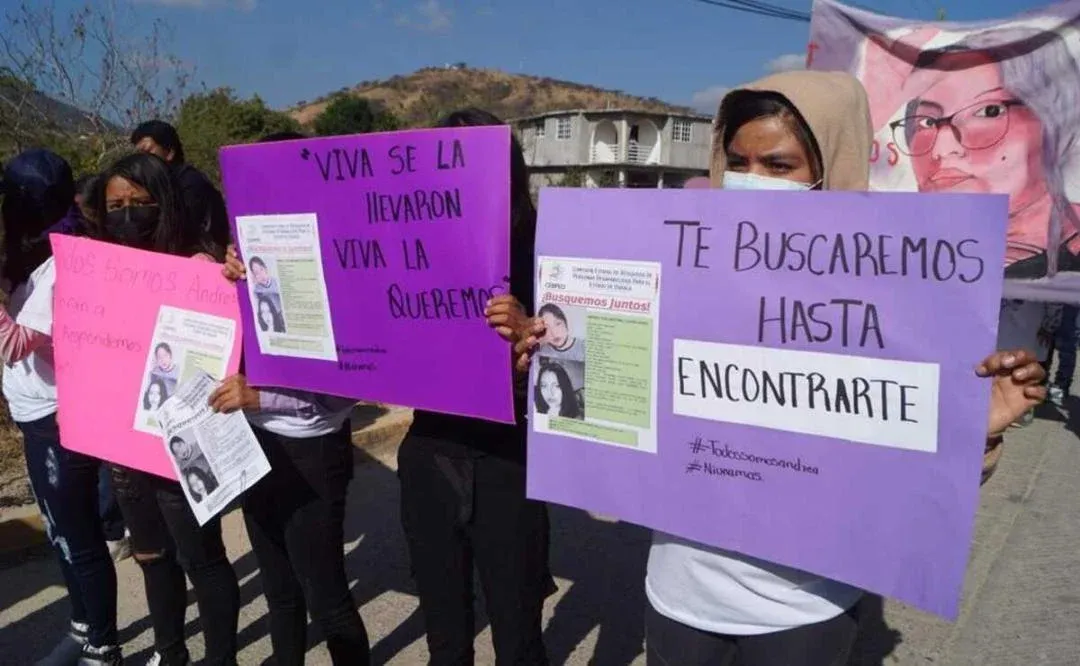 Andrea, mujer desaparecida en México