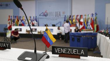  Crisis de Venezuela pesará en la Asamblea General de la OEA 