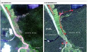 Estudio satelital de ONU ratifica desvío artificial del río San Juan