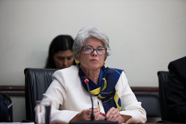 La ministra de Hacienda, Rocío Aguilar. Fotografía: Alejandro Gamboa Madrigal