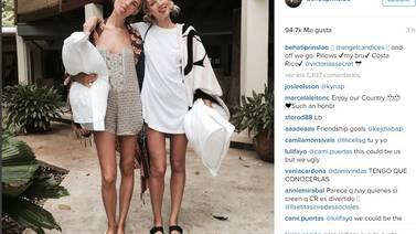 Esposa de Adam Levine y modelo de Victoria's Secret Behati Prinsloo visita Costa Rica