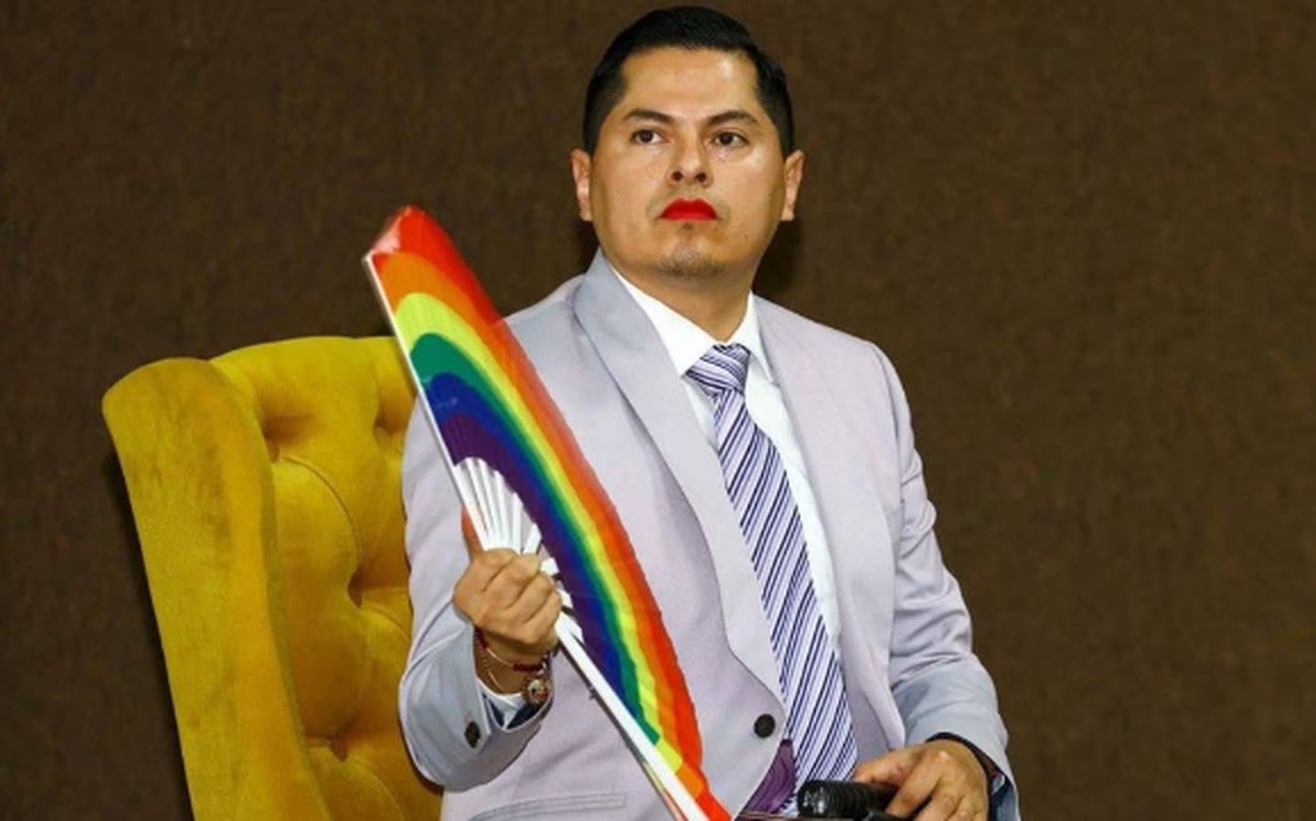 Jesús Ociel Baena, defensor de la comunidad LGBTTTQ+. Foto: X @ocielbaena