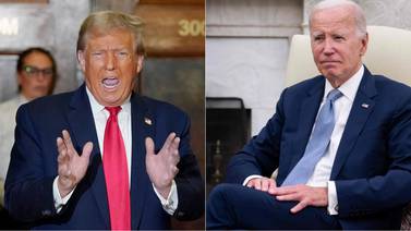 Joe Biden critica comentarios ‘espantosos y peligrosos’ de Donald Trump sobre OTAN