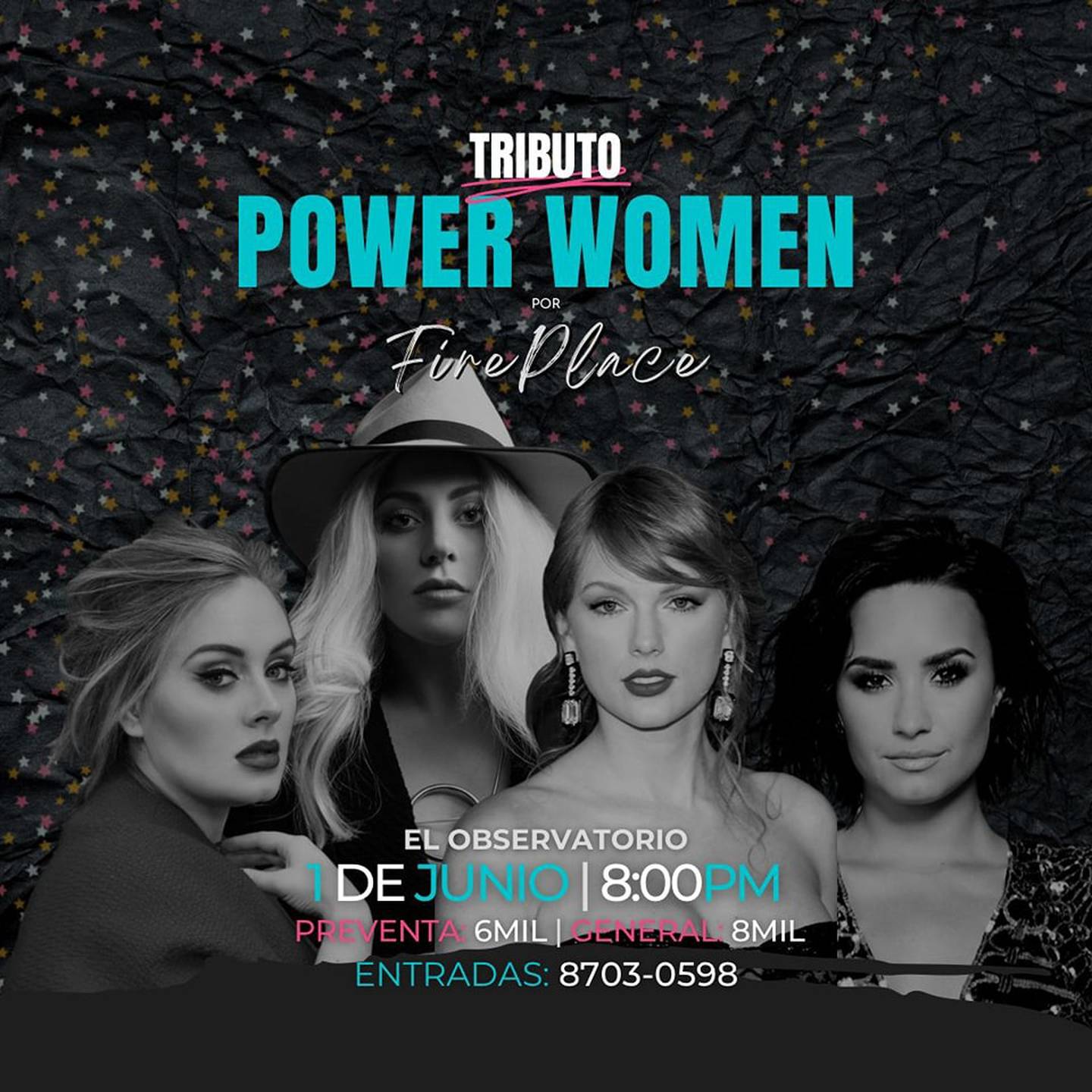 El tributo Tributo Power Women se realizará en El Observatorio. Facebook.