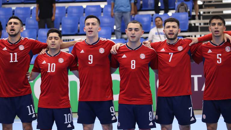 Selección de Costa Rica de futsal celebró un ratico mientras se definía su rival por el pase al Mundial