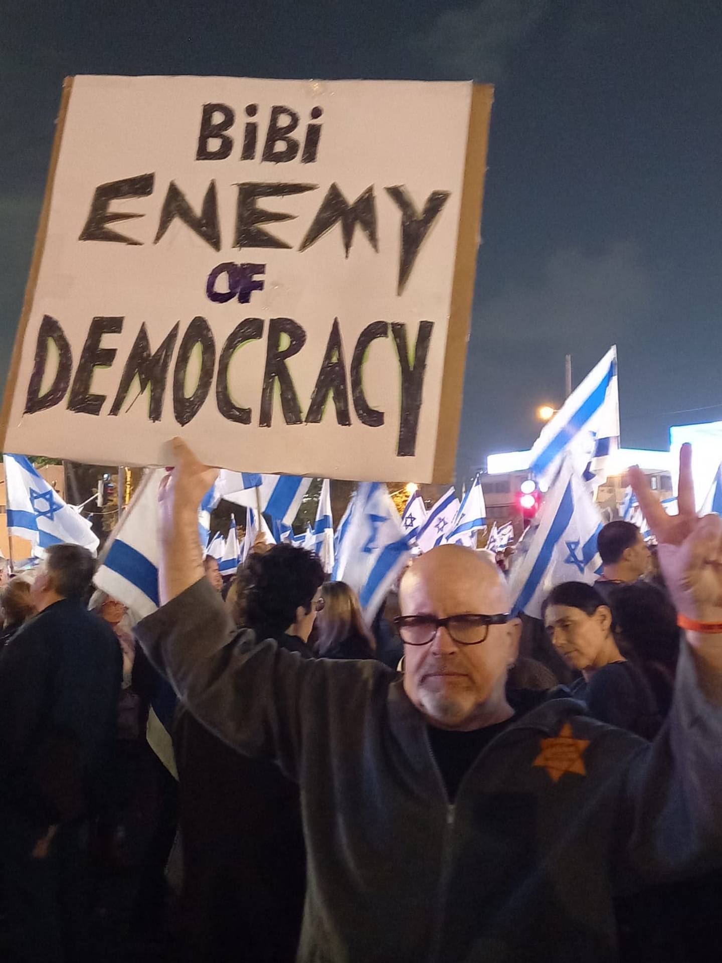 Un porcentaje importante de la población en Israel no apoya a Benjamin Netanyahu. Las protestas fueron constantes en el 2023, se suspendieron por el ataque de Hamás a Israel. Se retomaron en este 2024. FOTO: Ferlin Fuentes