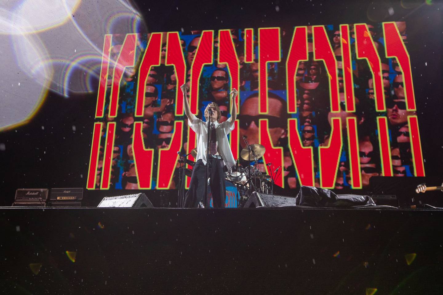 31/10/2023, San José, Estadio Nacional, concierto de los Red Hot Chili Peppers, primer grupo Telonero Irontom Fotografía José Cordero
