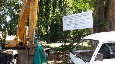 Denuncia ambiental frena parte de las obras en alcantarillado de Puerto Viejo