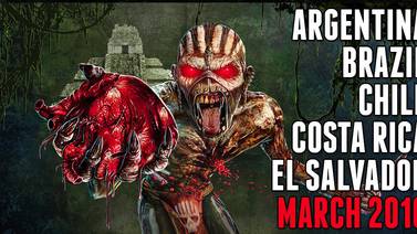 Iron Maiden y Anthrax tocarán en Costa Rica el 8 de marzo