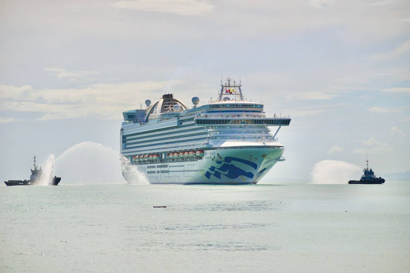 La llegada del MV Emerald Princess marca la reactivación de la actividad de cruceros en el Caribe costarricense, en beneficio de las comunidades costeras. Foto: ICT