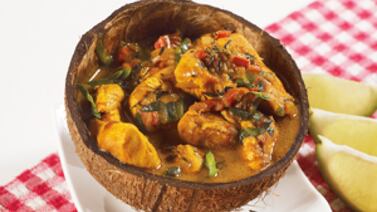 Curry chicken (pollo al curry)