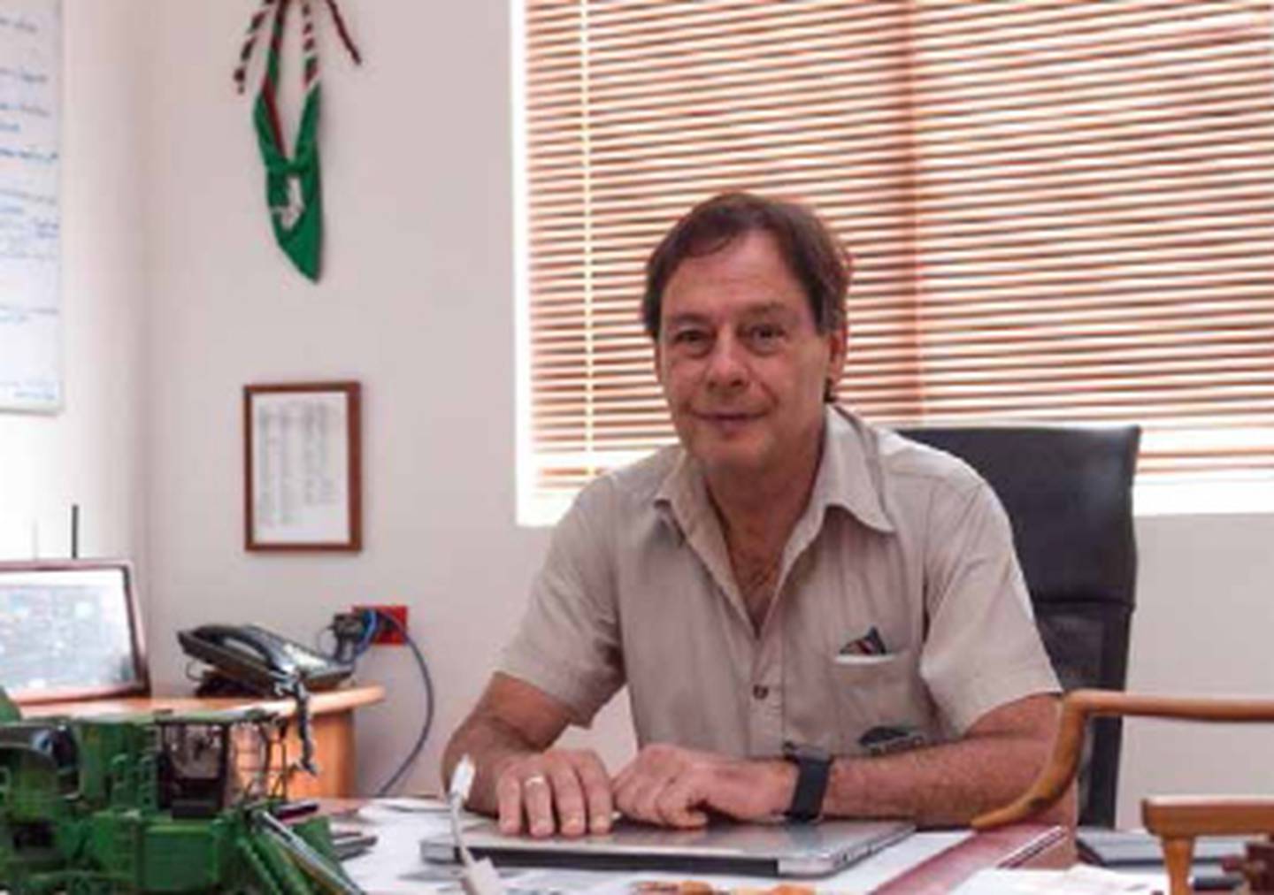 José Álvaro Jenkins es presidente de azucarera El Viejo, una empresa que dice procesar el 24% del producto que se producto que se cosecha en Costa Rica. Foto: Tomada de internet