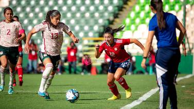 Selección Femenina de Costa Rica tuvo ensayo muy revelador ante México
