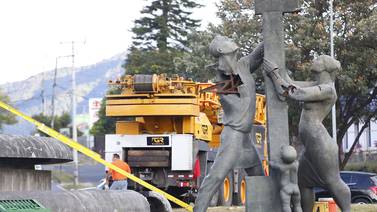 Cierre parcial en rotonda de Zapote este miércoles por últimos traslados del monumento
