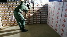 Policía de Fronteras decomisa en tres días ¢40 millones en licor ilegal 