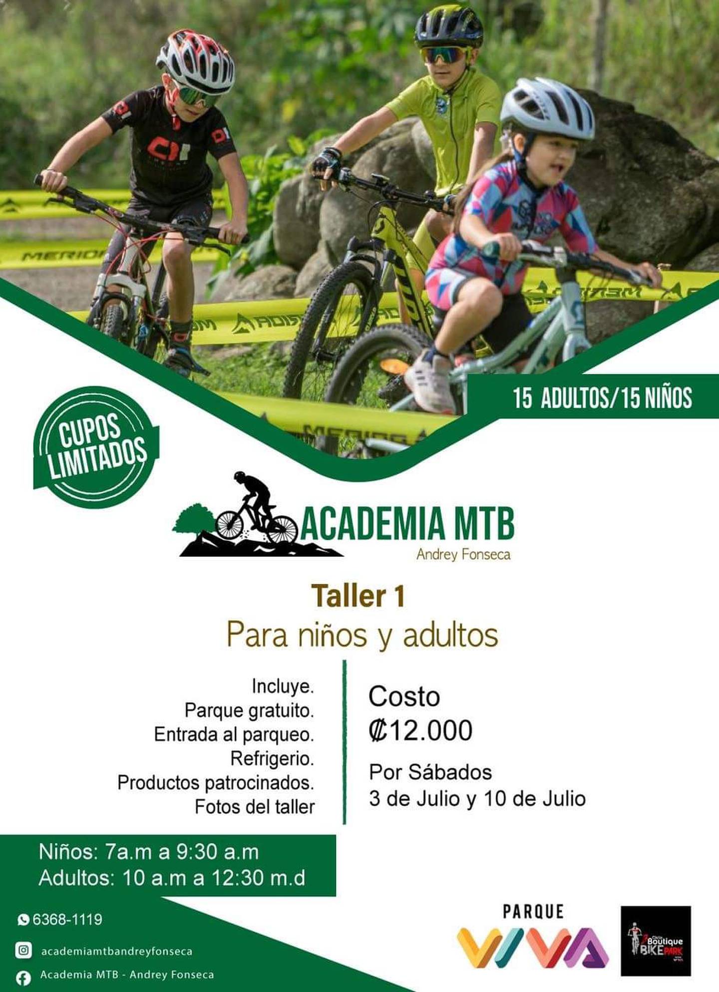 Escuela de Ciclismo Andrey Fonseca
02 de julio del 2021
Circuito Ciclo Boutique Bike Park
Cortesía