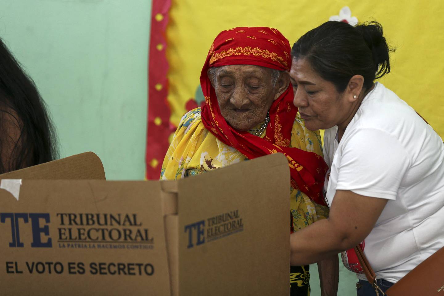 Unused ballots are burned by election officials after the closing of polling stations in Panama City on May 5, 2024, during Panama's presidential election. (Photo by ARNULFO FRANCO / AFP)