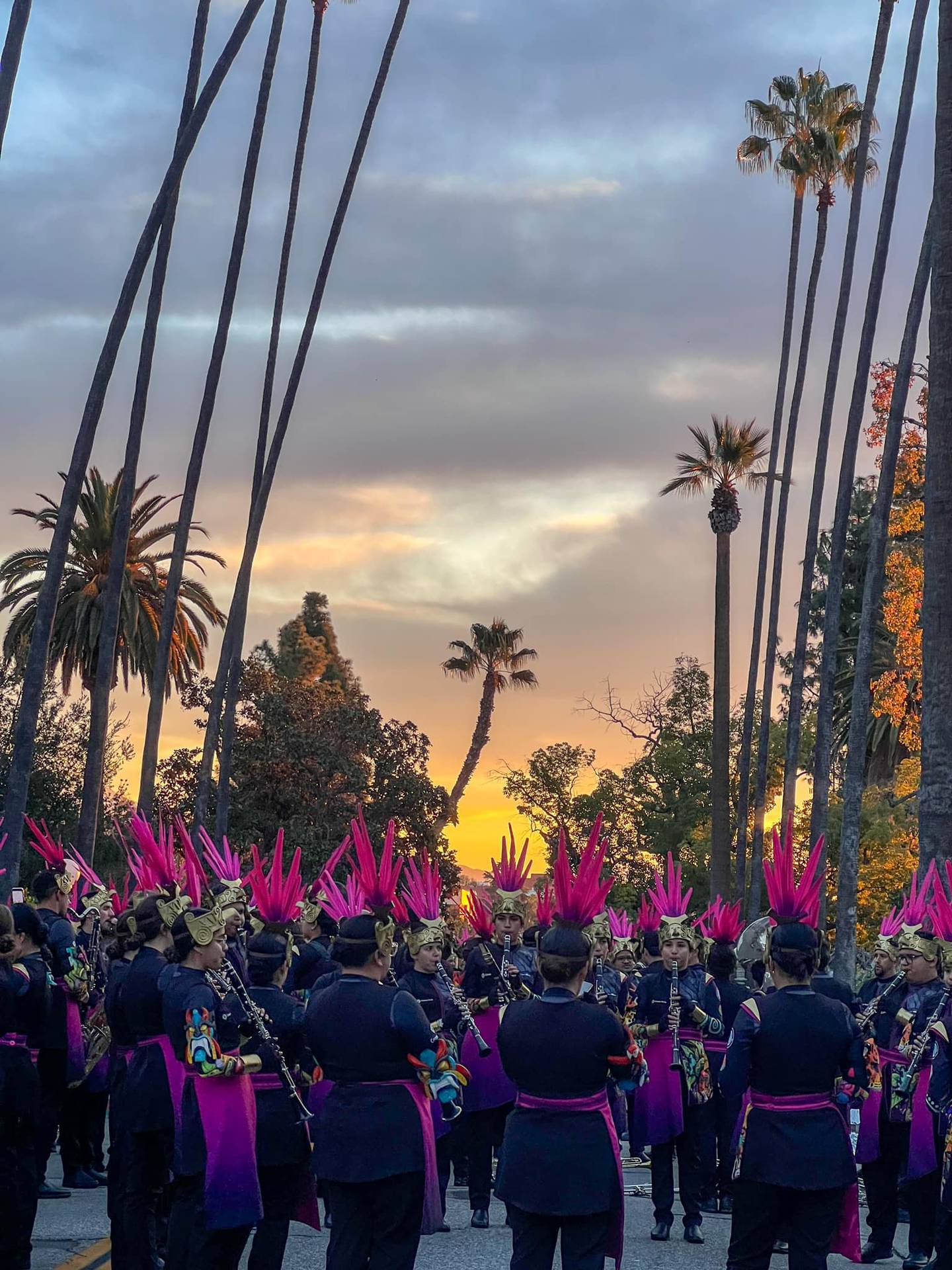 La Banda Municipal de Zarcero participa, este 1. ° de enero, en el Desfile de las Rosas, en Pasadena, California.