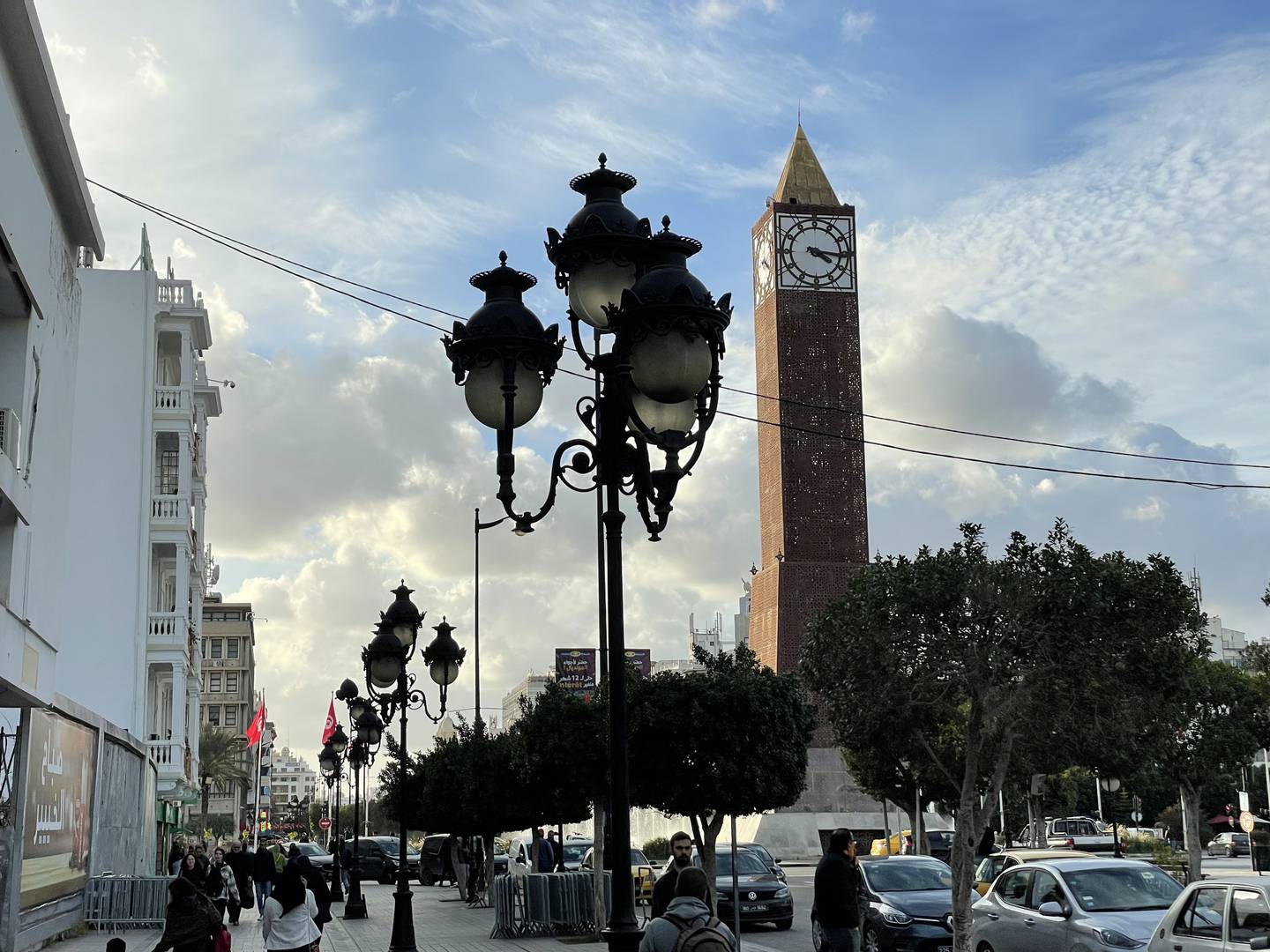 La Torre del Reloj es uno de los atractivos de la capital de Túnez.