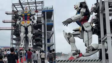 Gundam ‘real’ de 25 metros asombra en Japón