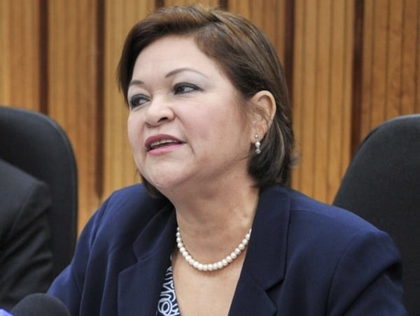 La magistrada suplente María Elena Gómez también logró que se suspendiera el castigo de dos meses de suspensión. Foto de Alonso Tenorio