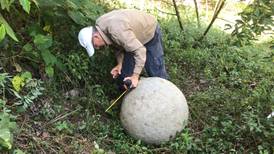 Esfera hallada en río en zona sur sí es precolombina y podría tener 1.000 años