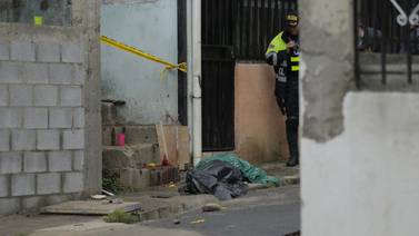 Hombre de unos 30 años muere baleado en Pavas