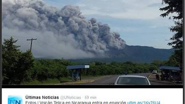 Volcán Telica de Nicaragua vuelve a expulsar gases y cenizas 