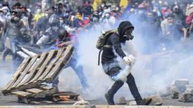 Protestas hirieron a Ecuador en su peor crisis en décadas