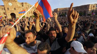 Seguidores del líder opositor armenio paralizan la capital del país