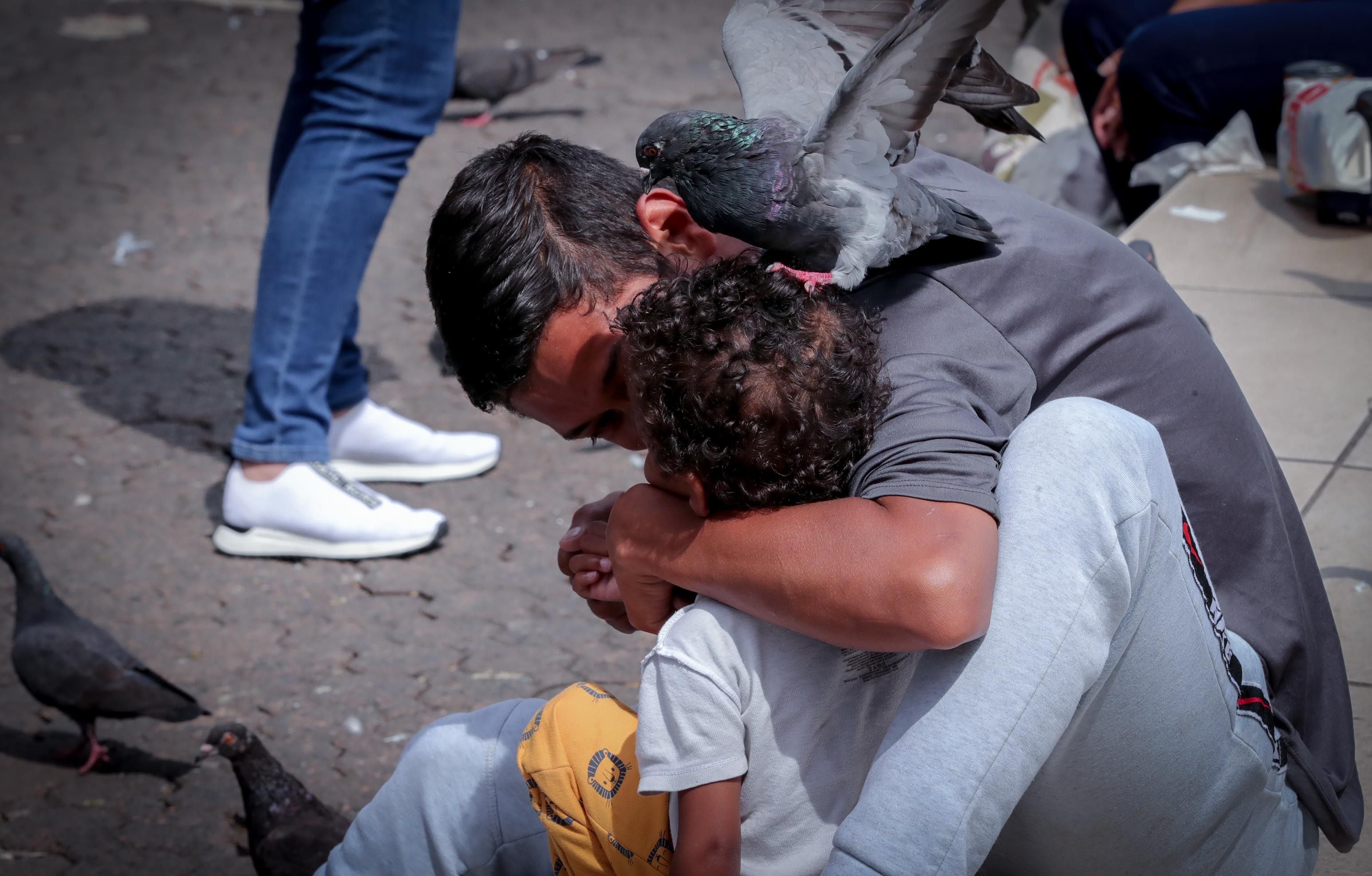 Migrantes venezolanos en San José durante el 2022 (imagen ilustrativa). Foto: 
