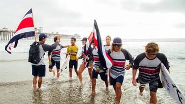Costa Rica finalizó en el octavo puesto en el Mundial Junior de surf   