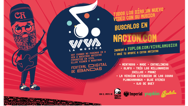 Viva la Música: el festival virtual de pop y rock que Nacion.com le lleva a su casa